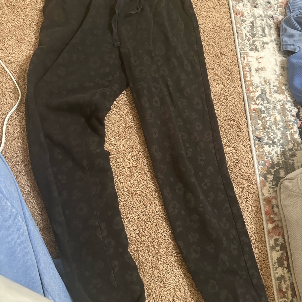 Z Supply Black Patterned Joggers